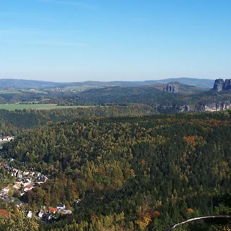 Apartament Ferienwohnung Blick Kohlbornstein Bad Schandau